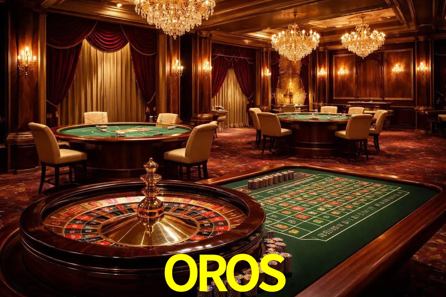 Una escena premium de mesa de casino en vivo con cartas, elementos de ruleta y un ambiente pulido de estudio de transmisión.